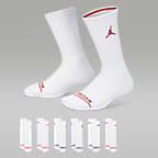 Jordan Legend Big Kids Crew Socks 6 Pairs Nike